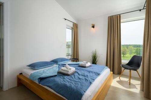 Postel nebo postele na pokoji v ubytování Villa Sunset
