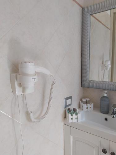 Ванная комната в La Perla del Mare - 9 minutes from FCO Airport - Free WiFi e Netflix