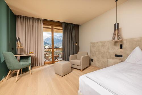 Postel nebo postele na pokoji v ubytování Hotel Therme Meran - Terme Merano