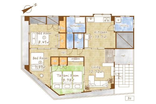 Naha Gajumaru Apartment Hotel 301