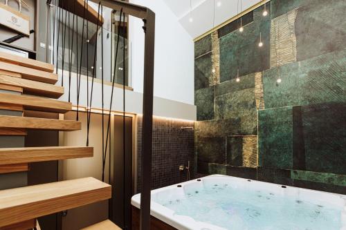 Koupelna v ubytování Le Grazie Relais & Spa