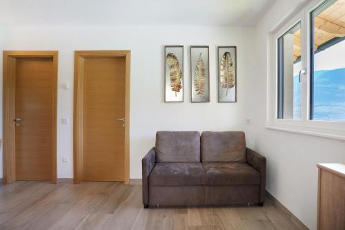 Posezení v ubytování Bacchushof Apartment Lagrein