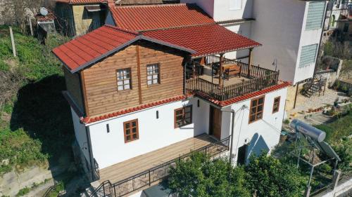 Budova, kde se bed and breakfast nachází