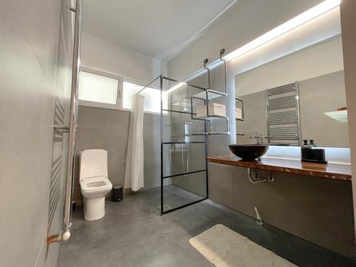 Industrial Studio with Patio