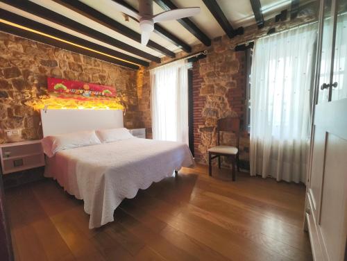 Lova arba lovos apgyvendinimo įstaigoje Posada el Remanso de Trivieco