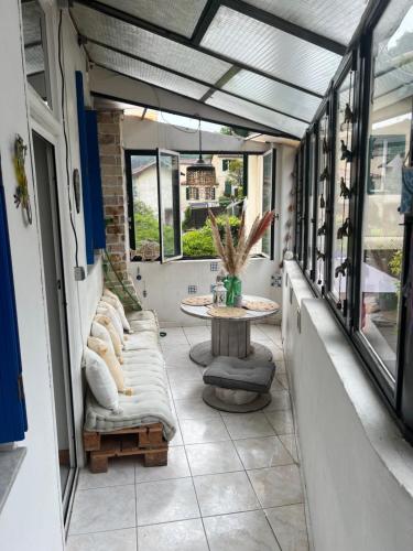 Duplex quatre pièces avec extérieur déco atypique - à 5 minutes de la plage