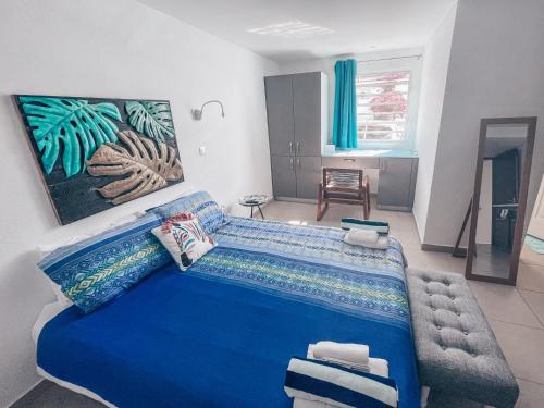Postel nebo postele na pokoji v ubytování Joliebeachsxm