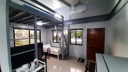 Ένα ή περισσότερα κρεβάτια σε δωμάτιο στο Bleu Saphire Apartments