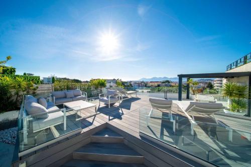 Sumptuous terrace apartment - Cannes - Sea view