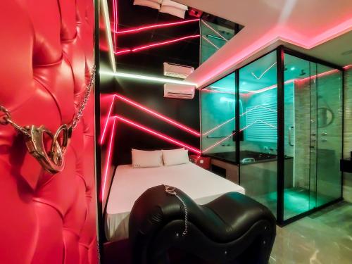 Postel nebo postele na pokoji v ubytování Motel Messalina