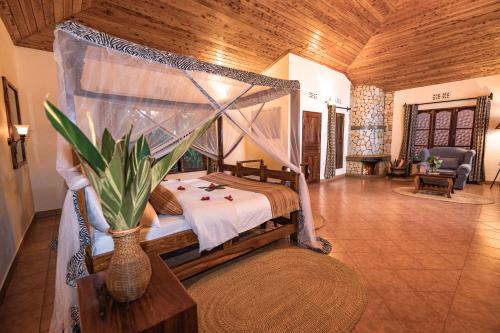 Katil atau katil-katil dalam bilik di KUDU LODGE & CAMPSITE