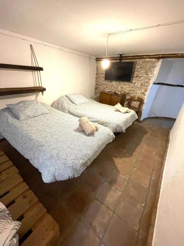 Ένα ή περισσότερα κρεβάτια σε δωμάτιο στο Casa Las Cuadras