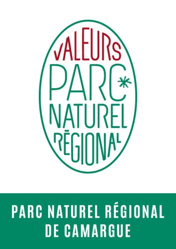 a sign for a park national regional convention at Hotel Mas Des Barres in Saintes-Maries-de-la-Mer