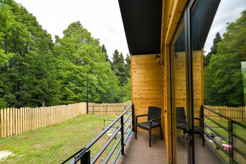Balkón nebo terasa v ubytování Cottage Mebirashi