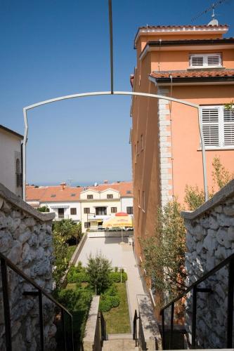 a view from the top of a building at Sunny Adriatic apartments Valentin in Vrsar