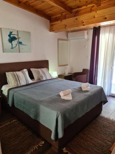 Postel nebo postele na pokoji v ubytování Apartments Zec