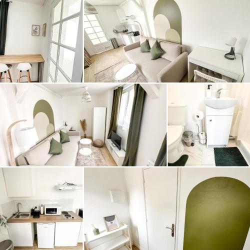 Photo de la galerie de l'établissement Le Kaki Bohème - Studio proche Université de Paris 13, à Villetaneuse