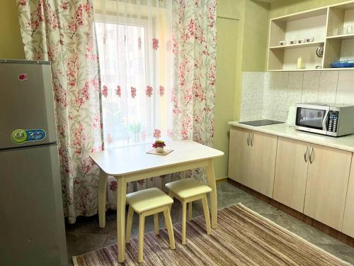 Kuhinja oz. manjša kuhinja v nastanitvi Samal Suites