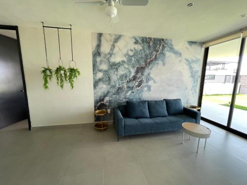 Ein Sitzbereich in der Unterkunft Monte San Andres Residencial