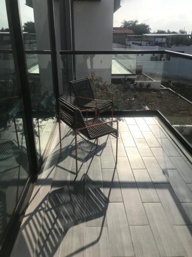 Ein Balkon oder eine Terrasse in der Unterkunft Monte San Andres Residencial