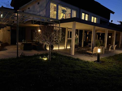 Κήπος έξω από το Ferienwohnung BodenseeSuite in Friedrichshafen