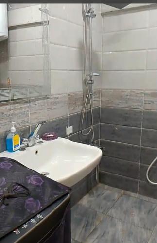Ένα μπάνιο στο شقة مفروشة للعوائل بالجيزة
