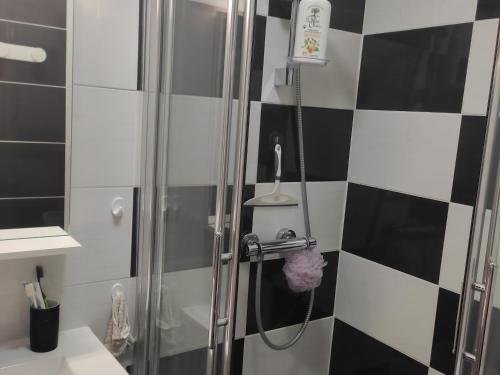 Kúpeľňa v ubytovaní Appartement familial à 2 pas de la plage, balcon, parking & commerces proches - FR-1-652-25