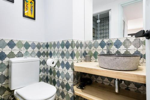 Koupelna v ubytování LUDERNA - Apartamento Espiargo