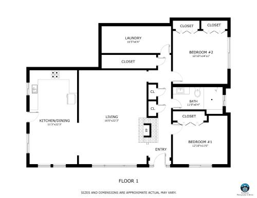 a floor plan of a house at Zen Haus Garden Retreat, prime location, Luxe amenities in Eugene