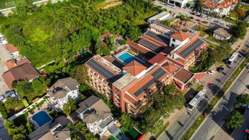 Letecký snímek ubytování DG HOTELS ROSE RESORT