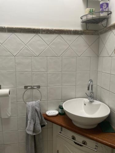 Koupelna v ubytování Sariette