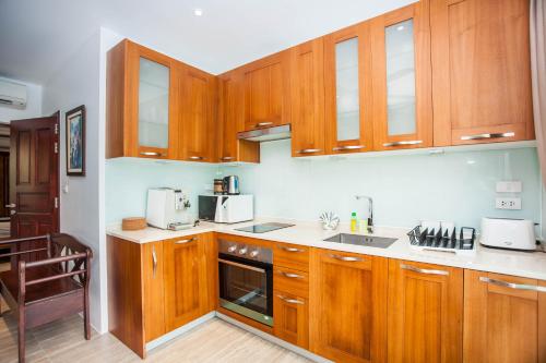 Η κουζίνα ή μικρή κουζίνα στο Bikini Villas Koh Chang