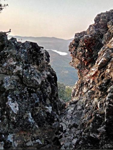 a view from the top of a rocky mountain at ALOJAMIENTO TURISTICO LAS SOLANERAS in Solana del Pino
