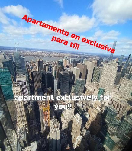 an inclusive par lift sign over a city at CASA DANIELA APARTAMENTOS-The pilgrim's house apartments in Estella