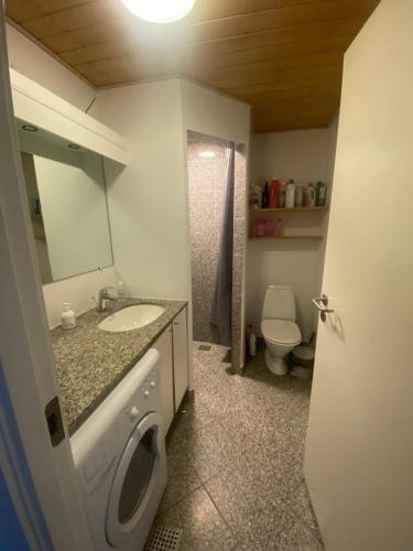Koupelna v ubytování SKAKKESHOLM 54E