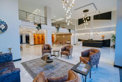 Lobbyen eller receptionen på Aktaş Lights Hotel