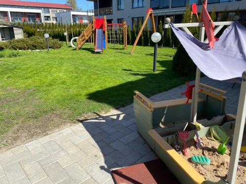 Herní místnost nebo prostor pro děti v ubytování Ranna majutus