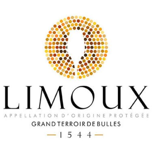 a logo for the limousine manufacturing company at La terrasse des Augustins in Limoux
