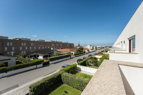 a view of a street from a building at GuestReady - Esposende Beach Place in Esposende
