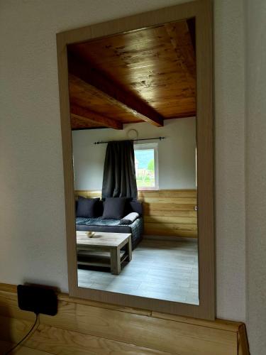 Postel nebo postele na pokoji v ubytování Rural Resort Tron