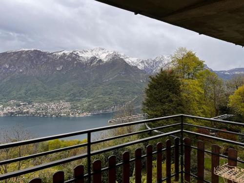 a view of a body of water and mountains at Andrea’s Lake View House - Bellagio in Civenna