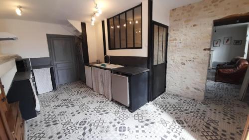 Η κουζίνα ή μικρή κουζίνα στο Chambre 1 Le Clos des Quatre Lieues