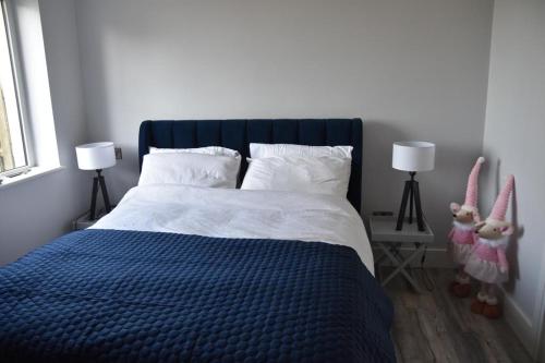 Katil atau katil-katil dalam bilik di Exlusive Modern living on Valentia Island