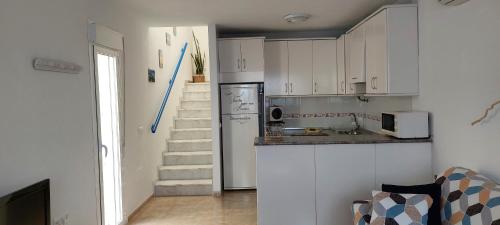 Η κουζίνα ή μικρή κουζίνα στο Esparto y sal