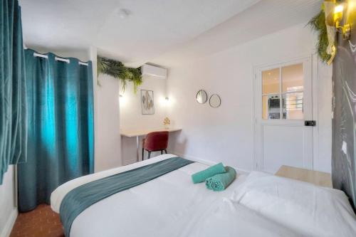 Monkey Forest Appartementにあるベッド