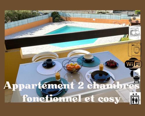 CAP AU CAP - T3 avec Clim WIFI Vue piscine proximité plage Richelieu