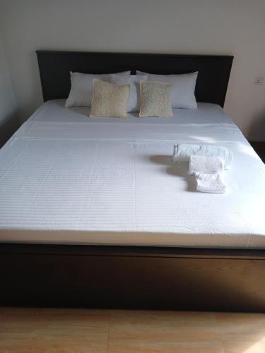 מיטה או מיטות בחדר ב-Nagashinna Watta