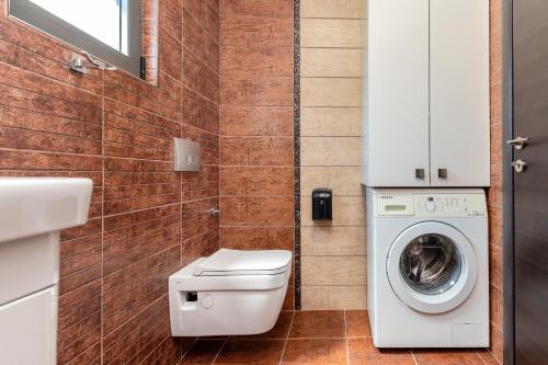 Koupelna v ubytování Dekaderon Lux Apartments