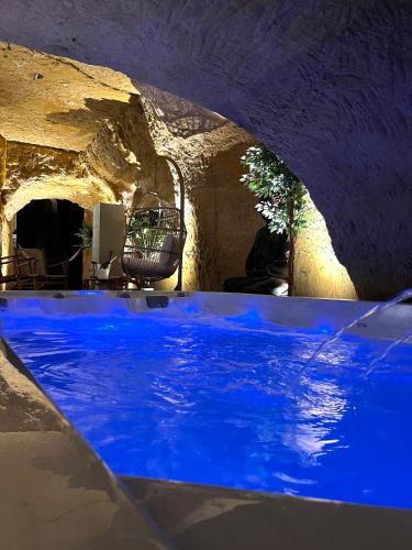 Πισίνα στο ή κοντά στο Hôtel-Restaurant-Chambre Insolite Spa - Le XII de Luynes