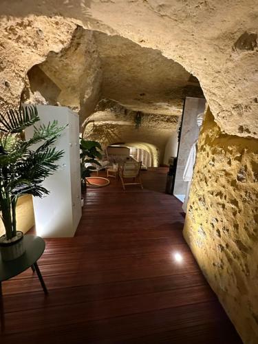 Χώρος καθιστικού στο Hôtel-Restaurant-Chambre Insolite Spa - Le XII de Luynes